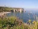 křídové útesy Falaise d‘ Amont a Falaise d‘ Aval