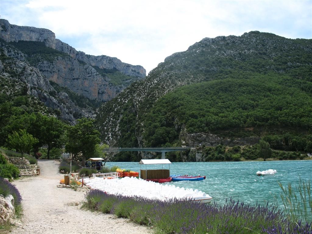 Ústí kaňonu Verdon