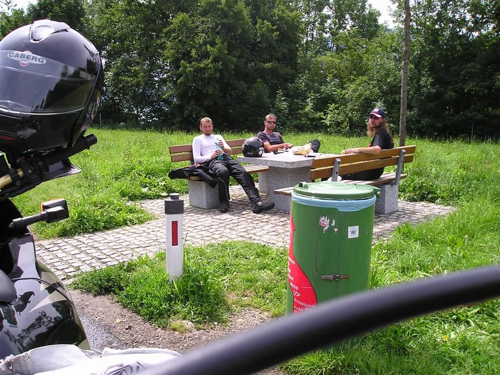 Dálniční odpočívadlo Rakousko