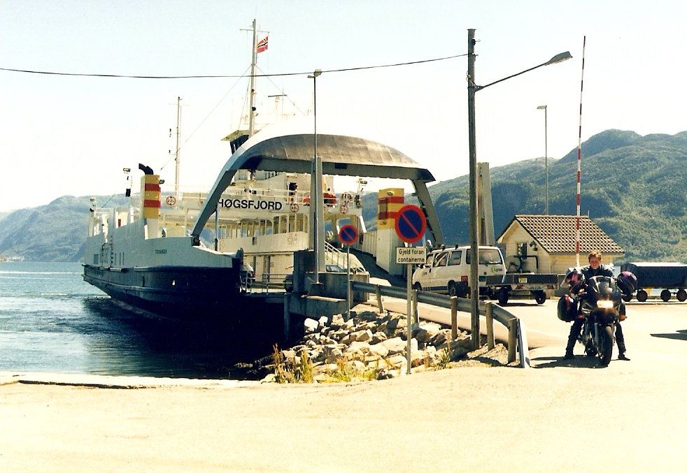 Po otevření přídě trajektu