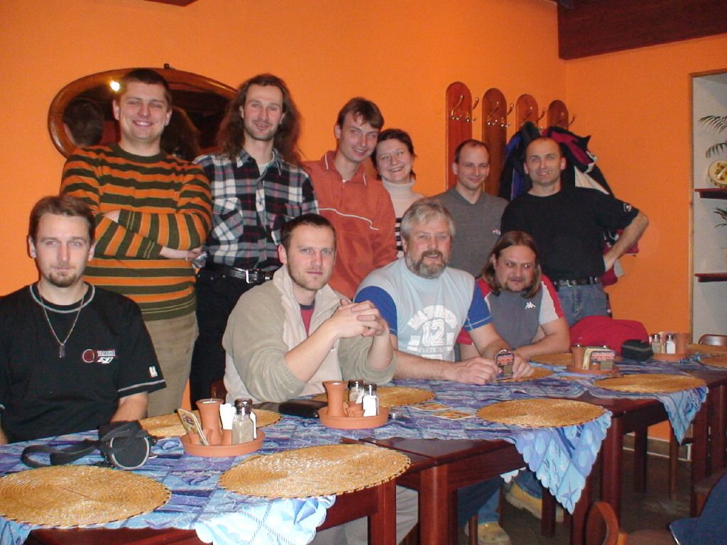 Sestava první večer