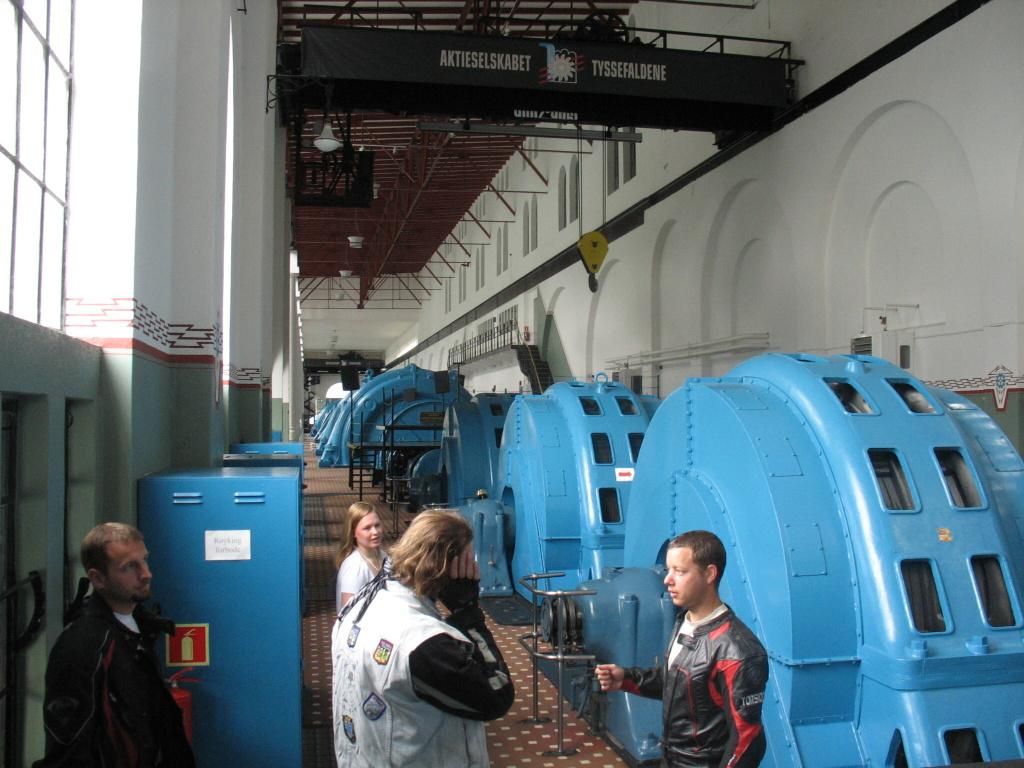Norsko 2008 - Tyssedal Muzeum Hydroelektrárny