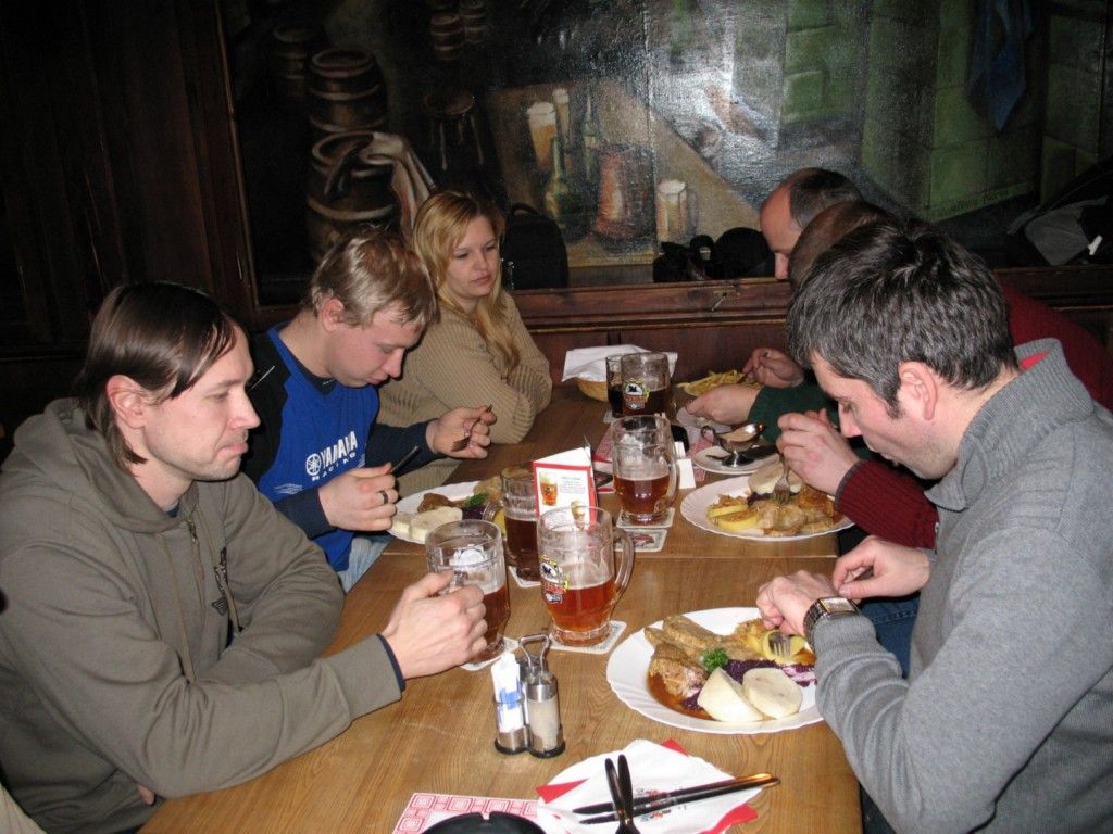 Sobota - Oběd V Pivovaru Pegas