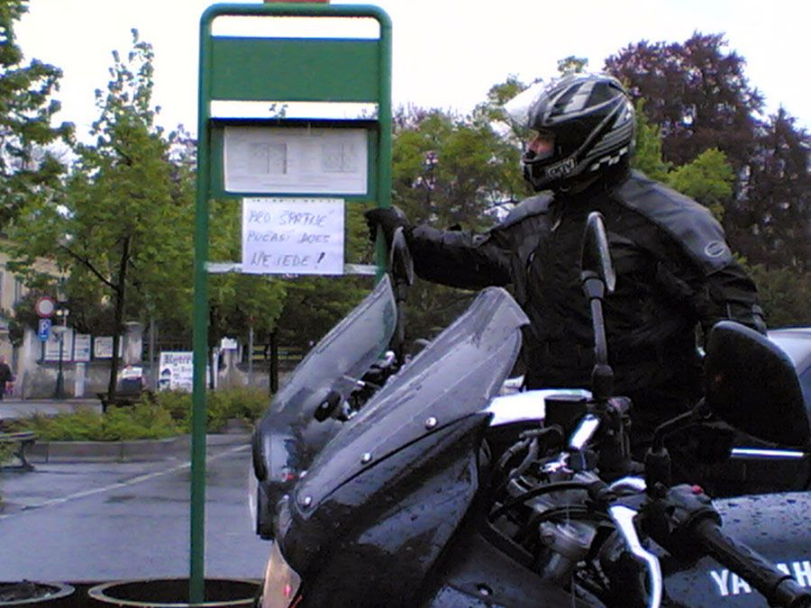 My jezdíme i v nepříznivém počasí