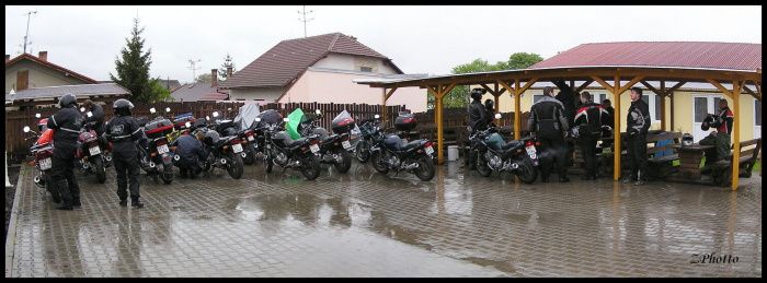 parkování v dešti a vodě