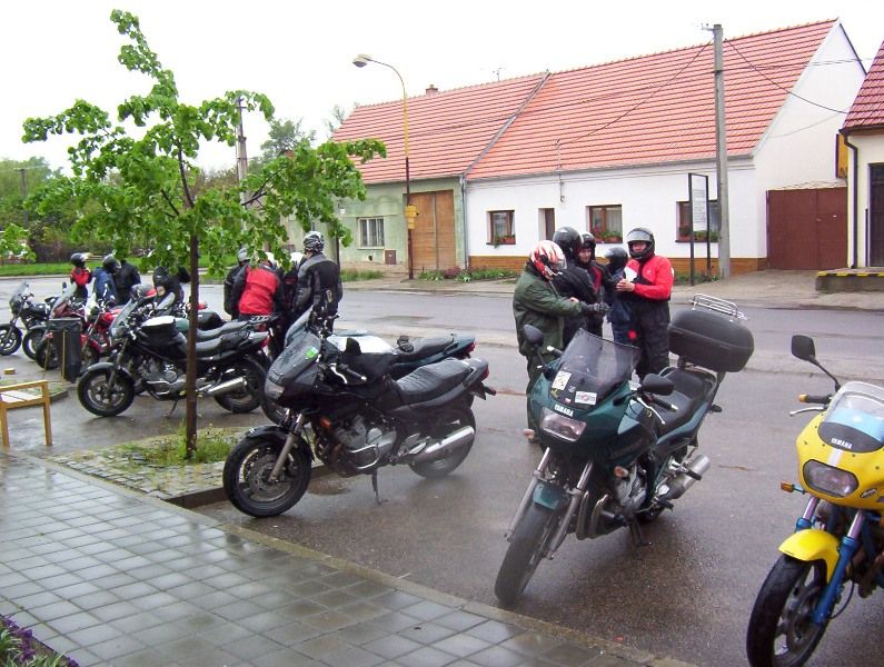 naše první zastávka při sobotní projížďce