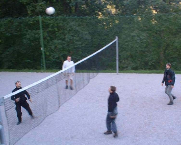 Rozcvička před výstupem