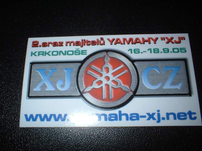 Nálepka od Drobečka k 2. XJ srazu